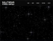 Tablet Screenshot of hollywoodfitnessrentals.com